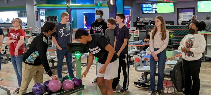 High School bowling trip, Dec. 2022